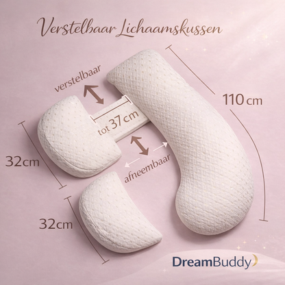 DreamBuddy | Zwangershapskussen Set Groot/Klein