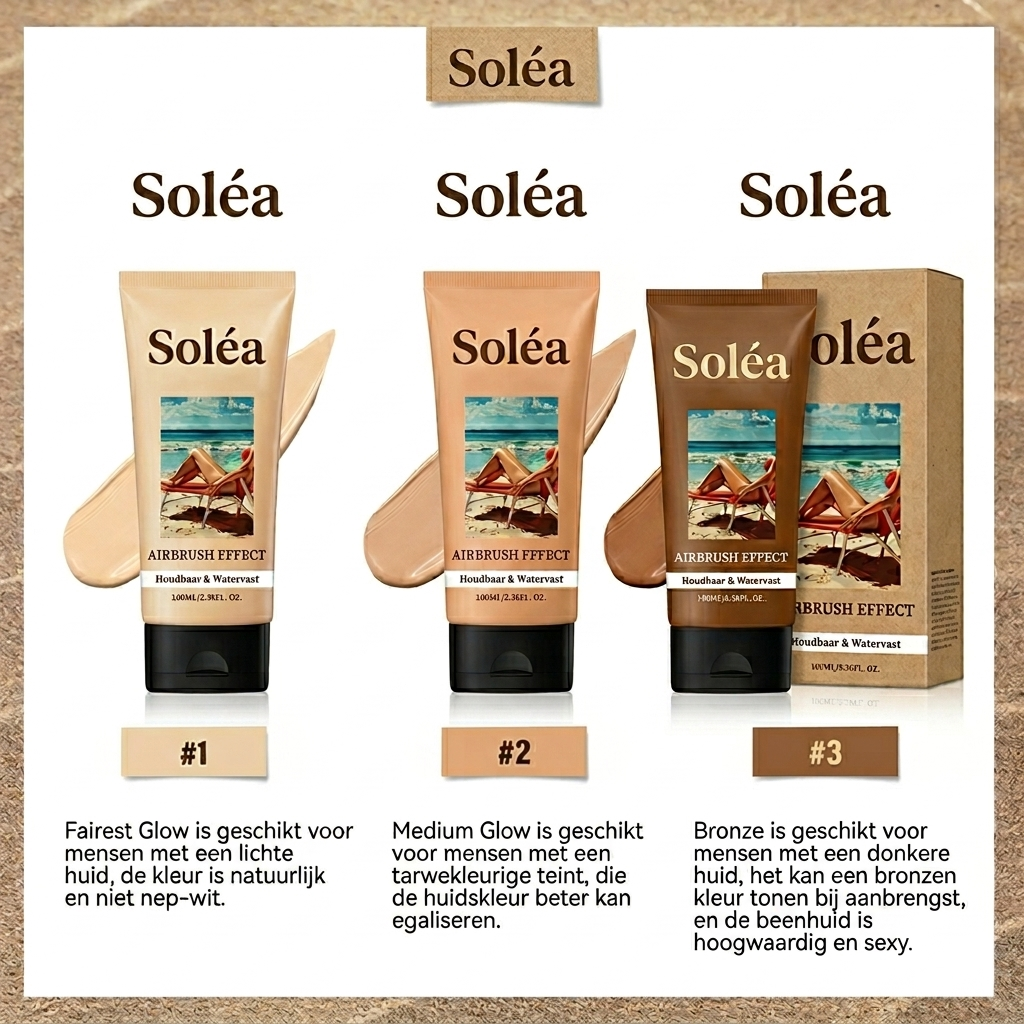Soléa | Leg Make-up Airbrush effect on legs & Body