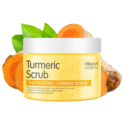 Hllozzi |Himalaya Zout Body Scrub Exfoliërende Diepe Reiniging Kurkuma