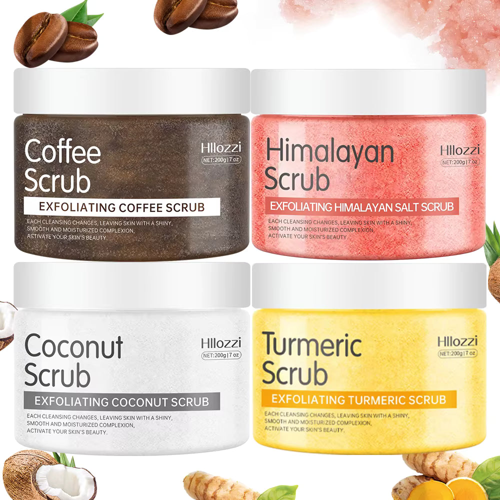 Hllozzi |Himalaya Zout Body Scrub Exfoliërende Diepe Reiniging Kurkuma