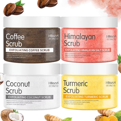 Hllozzi |Himalaya Zout Body Scrub Exfoliërende Diepe Reiniging Kurkuma