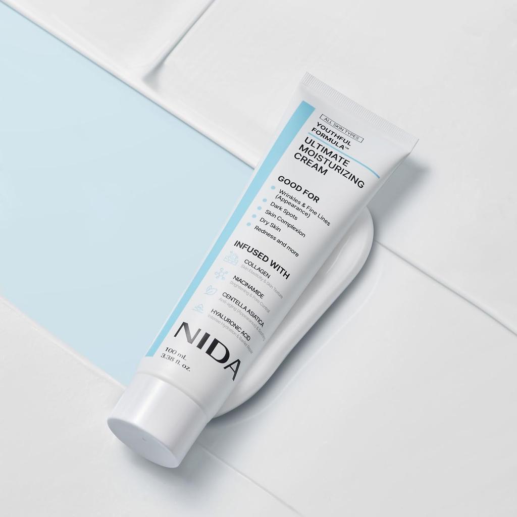 NIDA| Ultieme Hydraterende Crème | Centella Asiatica, Hyaluronzuur, Collageen