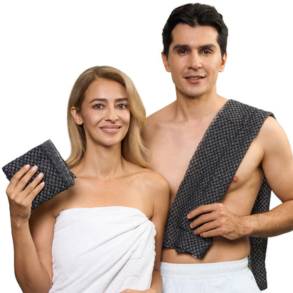 PureScrub |  Exfoliërende Antibacteriële Douchehanddoek